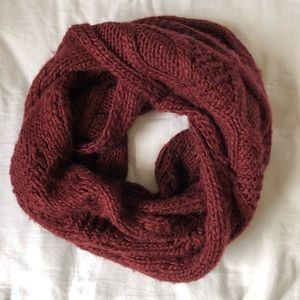 Old Navy Maroon Infinity Scarf